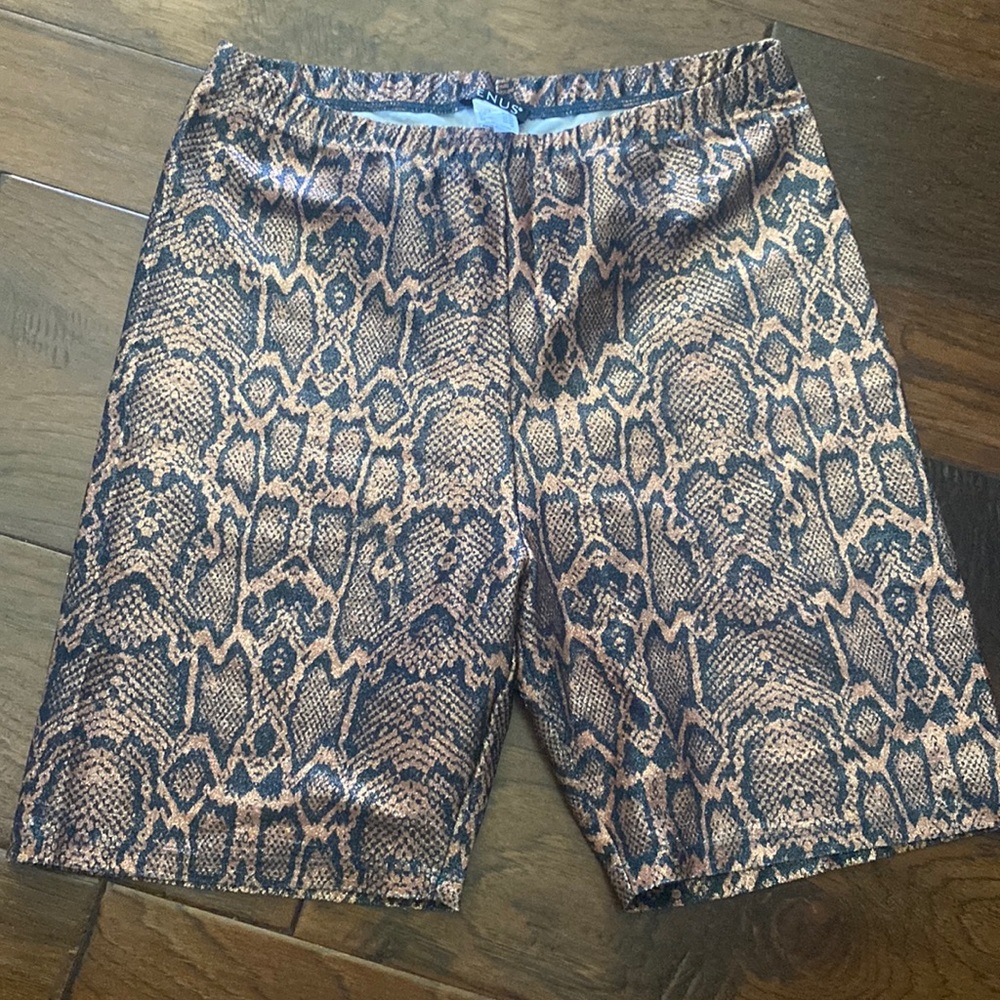 bike shorts python print size medium